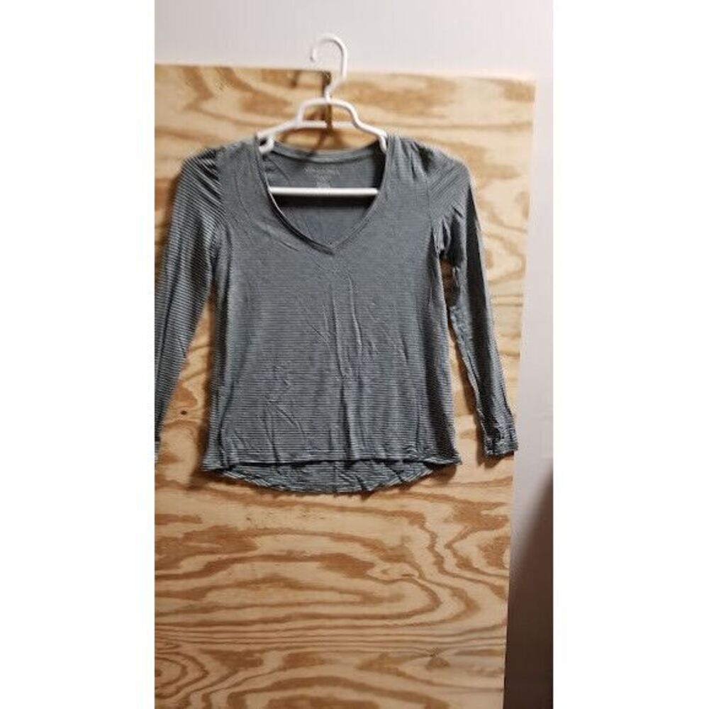 American Eagle‎ Soft and Sexy Slub striped Women's top Size XS Stretch